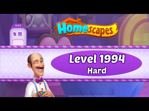 Homescapes Level 1994 Hard | Flint's Adventures | Playrix