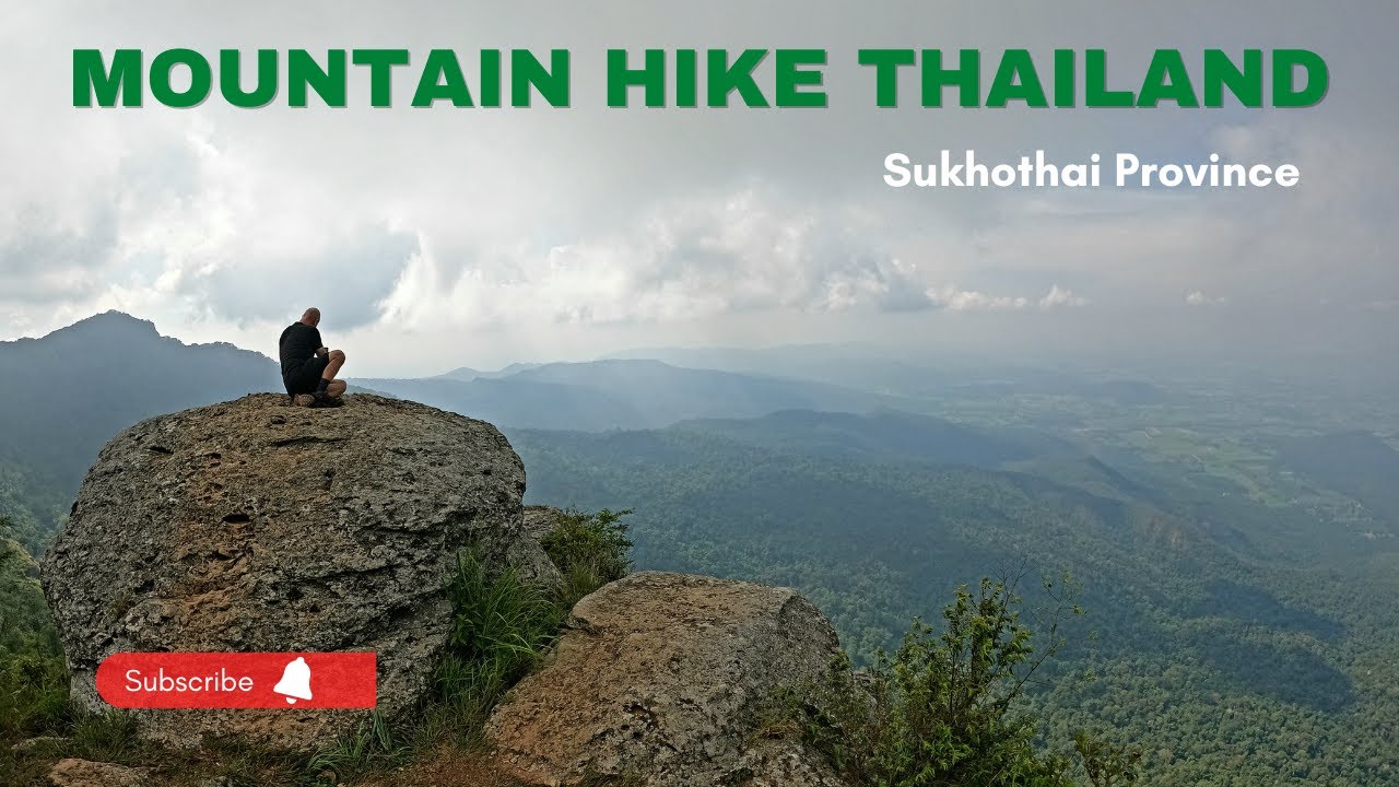 An adventurer ascends Khao Luang, journeying through the captivating Ramkhamhaeng National Park.