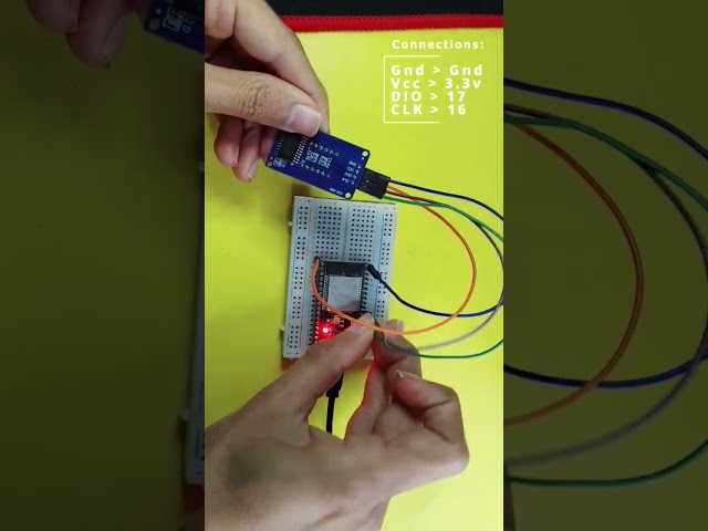 Vídeo relacionado con AZDelivery 5 x 4 Digitos 7-Segmentos Digital Tube Compatible con TM1637 LED Display Modulo con Clock Display Compatible con Arduino y Raspberry Pi con E-Book Incluido!