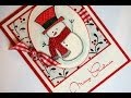Snowman CHRISTMAS CARD - YouTube