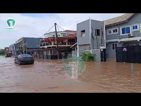 Ofankor Barrier Floods Submerge Homes and Shops After Heavy Rain