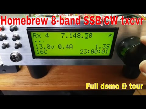 Homebrew 8-band SSB HF transceiver (EI9GQ) -- Part 1 Receiver