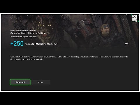 Gears of War: Ultimate Edition 🏆 Xbox GamePass - Weekly Quest (CW 26)