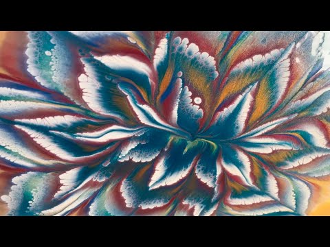 The Secret to 3D Flowers? 🌸 Acrylic Pouring Reverse Dip Tutorial | Easy Acrylic Pouring | Fluid Art