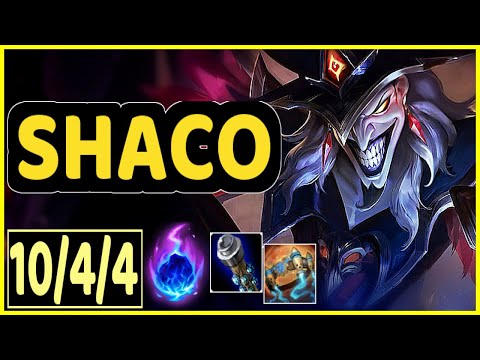 PINK WARD (SHACO) - 10/4/4 KDA GAMEPLAY - NA Ranked DIAMOND