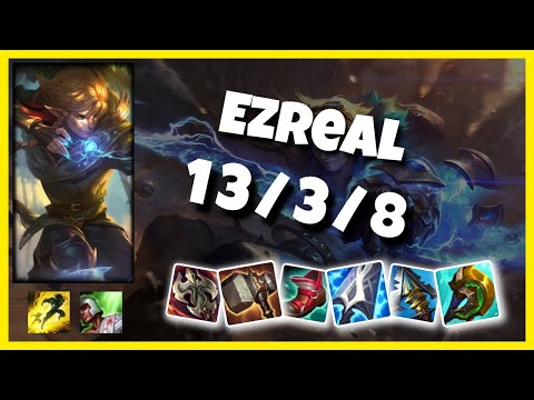 Ezreal Gameplay Challenger Replay S11 - 10.25 Bot Lane (13/3/8) - BR
