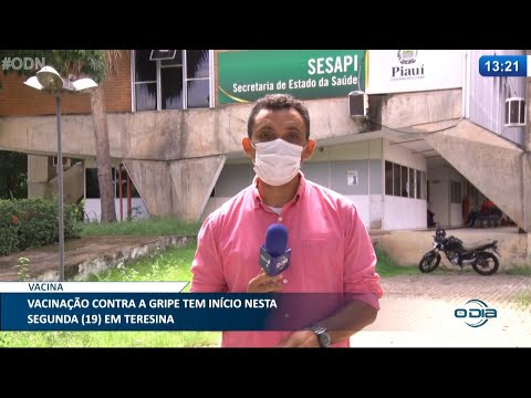 Inicia hoje a vacinação contra Gripe em Teresina 19 04 2021