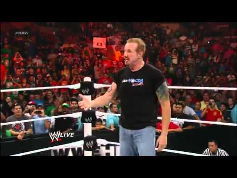 DDP Returns At WWE Raw 2/7/2012 WWE HD