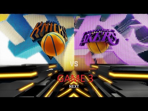 NBA 2K16 Gameplay - New York Knicks vs Los Angeles Lakers 3 Full Game (Xbox One)