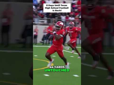 Posting 1 play every day until Texas High School Football is back! 8 Days left!
