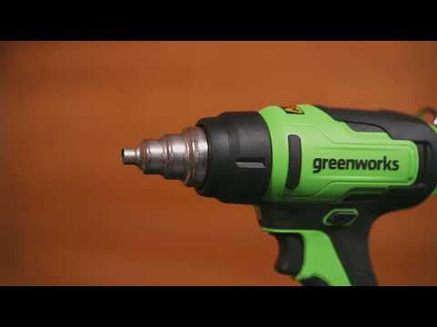 Строительный термофен Greenworks G24HG 3400207