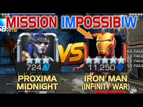 Mission Impossibiw: Proxima Midnight vs. Iron Man (Infinity War) (5* R5) w/ Tips | MCoC