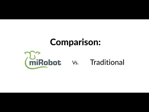 miRobot Vs. Traditional milking procedure |Milking Robot|Automatic Milking Machine