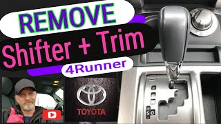 CONSOLE TRIM AND SHIFTER KNOB REMOVAL - Toyota 4Runner
