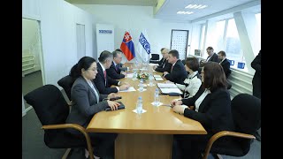 Встреча Министра иностранных дел Армении Зограба Мнацаканяна с Министром иностранных дел Словакии, действующим председателем ОБСЕ Мирославом Лайчаком
