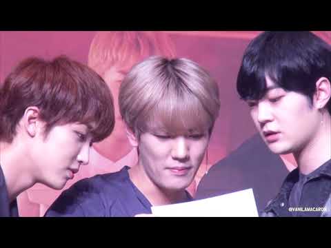 180507 업텐션 UP10TION 환희 일본어 고백