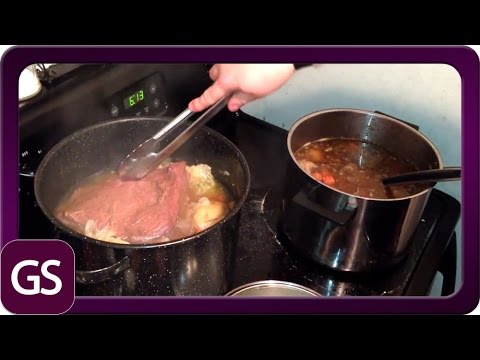 Corned Beef & Cabbage With Ox Tail Soup - CO Guy Stuff