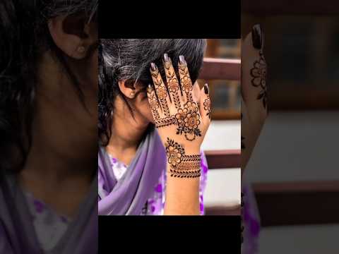 Unique Back Hand Mehndi Design | Mehndi Tutorial #shorts #youtubeshorts