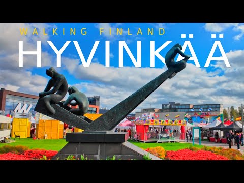 Kävely Hyvinkään keskustan alueella, syyskuu 2025 [4K]