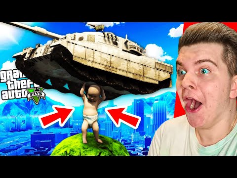 IGRAM GTA 5 KAO BEBA😱😂 *uništio grad*