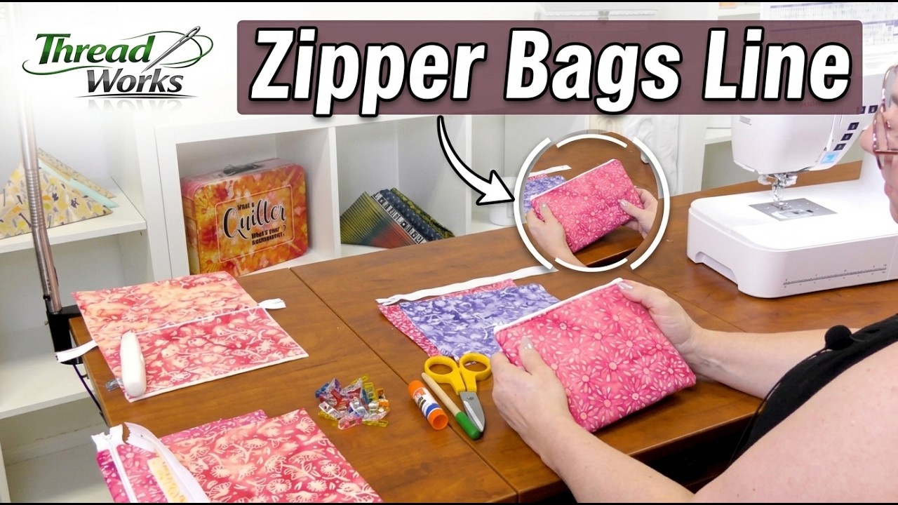How to Sew a Lined Zipper Pouch