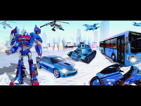 Flying Robot Transforming Game