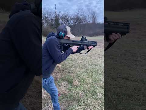 Shooting flames at the range today with my KSG 12