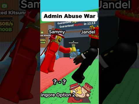 Jandel Will Win Against Sammy in Roblox Admin Abuse War… Here’s Why 👀🔥#growagarden #stealabrainrot