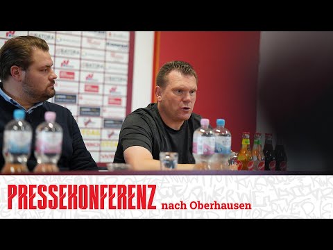 Lower Rhine Cup 2nd Round | Press conference after Rot-Weiß Oberhausen | #alwaysRWE #onlytherwe