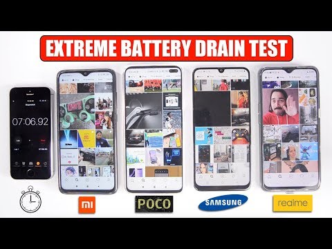 POCO X2 vs Realme X2 vs Redmi Note 8 Pro vs Samsung Galaxy M30s - EXTREME BATTERY DRAIN TEST