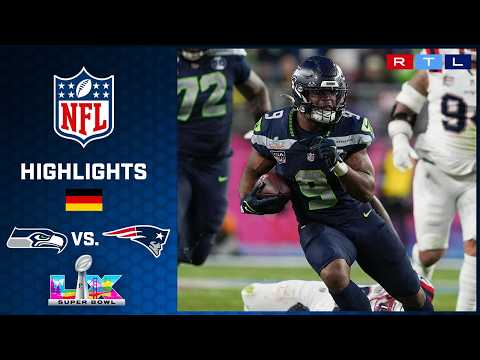 Seattle Seahawks vs. New England Patriots | 🇩🇪 | Super Bowl-Highlights | RTL Sport
