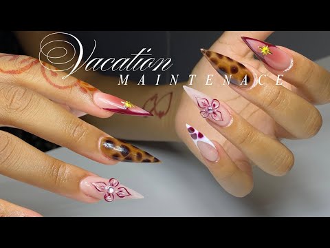 VACATION MAINTENANCE VLOG | henna | nails | hair | lashes