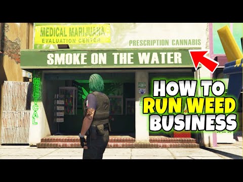 GTA Online How to Start Smoke On The Water Weed Shop / Business Guide (Money Fronts DLC)