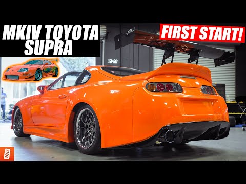 Building a Modern Day (Fast & Furious) 1994 Toyota Supra Turbo - Part 12 - FIRST START!