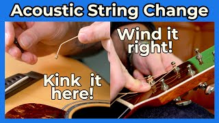 How To Change Acoustic Guitar Strings for Beginners. The BEST Way! It