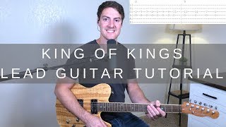King Of Kings Lead Guitar Tutorial W/TAB! | Hillsong Worship