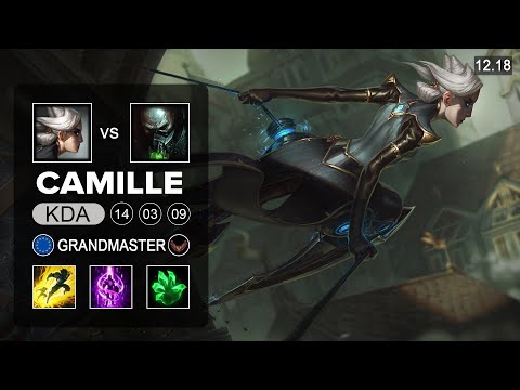 Camille vs Urgot Top - EUW Grandmaster - Patch 12.18 Season 12