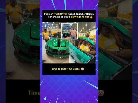 Popular Truck Driver Turned Youtuber Rajesh Is Planning To Buy a BMW Sports Car