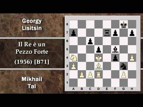 Partite Commentate di Scacchi 75 - Tal vs Lisitsin - Il Re è un Pezzo Forte - 1956 [B71]
