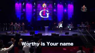 SINACH sings with Pst Benny Hinn and Brian Carn