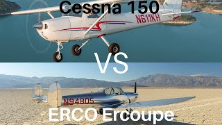 Cessna 150 Vs Erco Ercoupe | Best budget plane