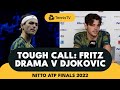 Tough Break for Taylor Fritz at Crucial Moment vs Djokovic ? | Nitto ATP Finals 2022 Semi-Final