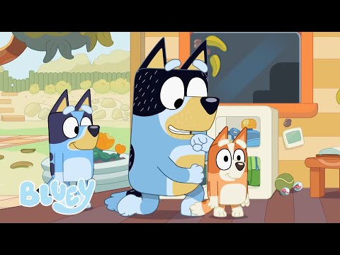 Bingo de Bobina | Dejar a papá | Bluey Español Canal Oficial
