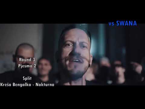 Zagreb protiv Splita Rap i Trap