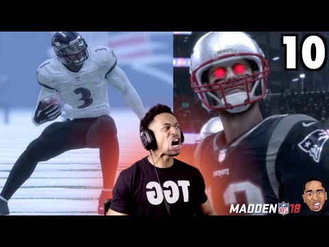ZOOM vs Tom Brady!! Divisional Playoffs - Madden 18 Career Mode #10