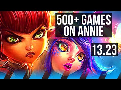 ANNIE vs NEEKO (MID) | 13 solo kills, 24/5/13, 500+ games, Legendary | KR Master | 13.23