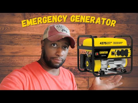 Champion 4375 (3500 Watt) Generator Unboxing and Assembly AFFORDABLE!!!