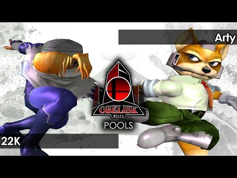 Melee: 22K (Sheik/Fox) V Arty (Fox) - Obelisk 104 Tournament SSBM