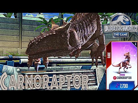 Unlocking the Hybrid Carnoraptor I Jurassic World: The Game