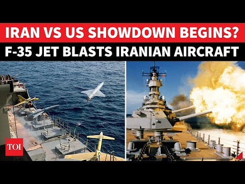 Iran Vs US 'War Erupts': F-35 Jet SHOOTS Shahed Drone From USS Abraham Lincoln In '1st Strike'